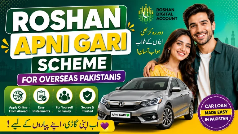 Roshan Apni Gari Scheme For Overseas Pakistanis