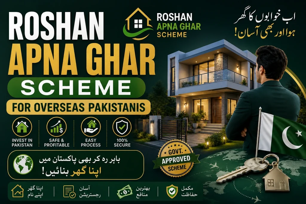 Roshan Apna Ghar Scheme for Overseas Pakistanis