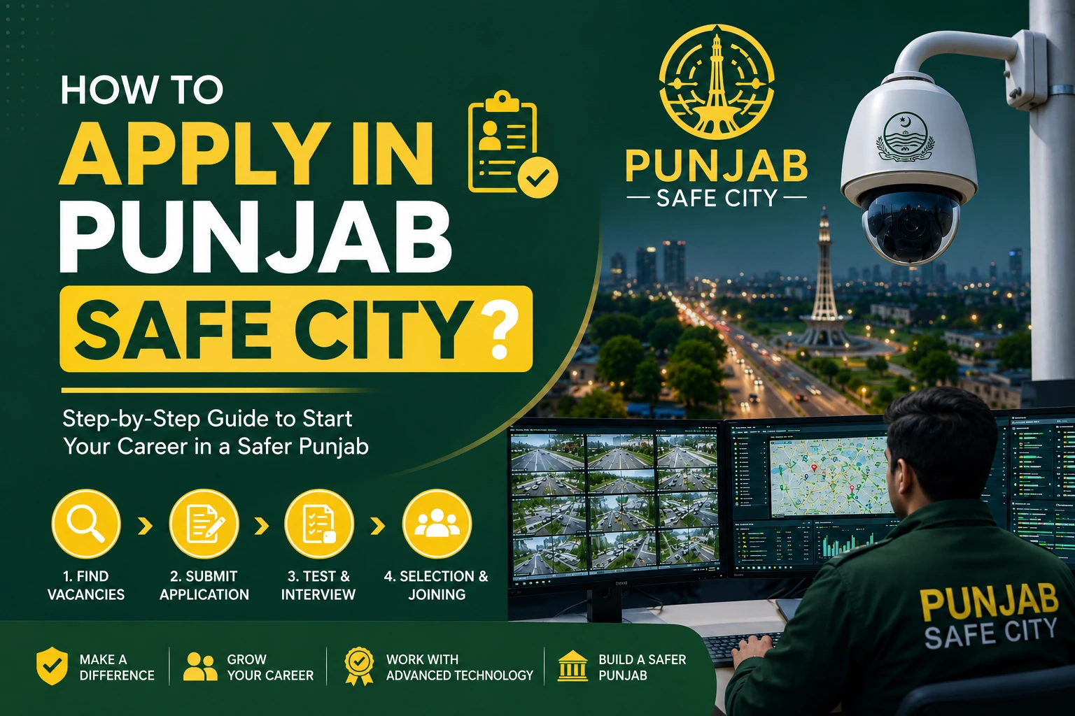 How to Apply in Punjab Safe City