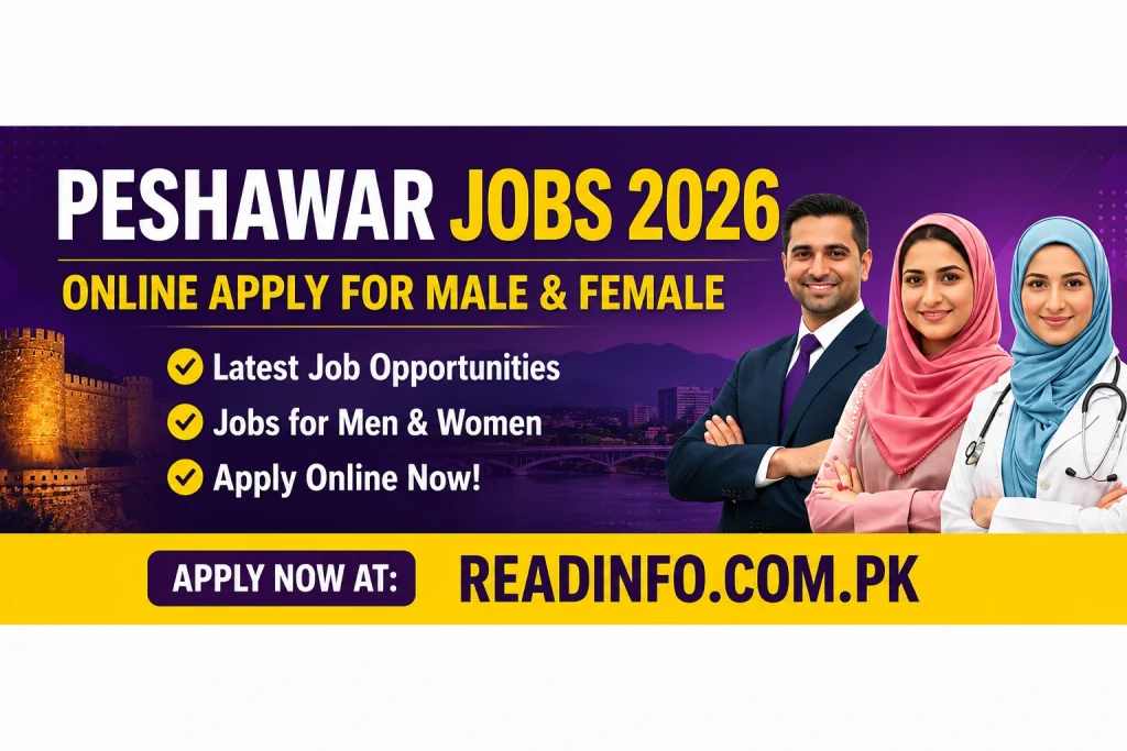 Peshawar Jobs 2026 for Male & Female