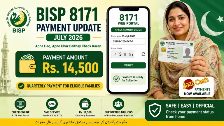 8171 Check Online CNIC 2026 Payment