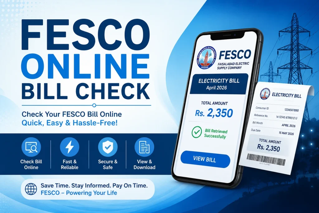 Fesco Online Bill Check