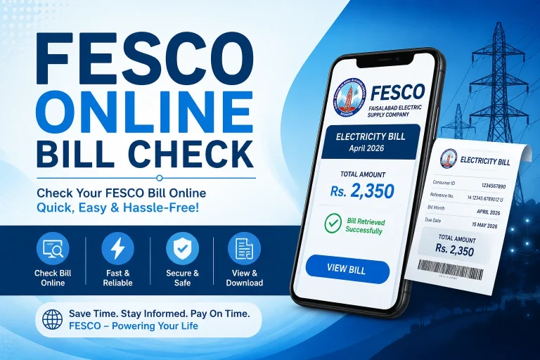 Fesco Online Bill Check